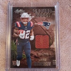 Treveyon Henderson #GHM-THN Ground Hoggs Football Card